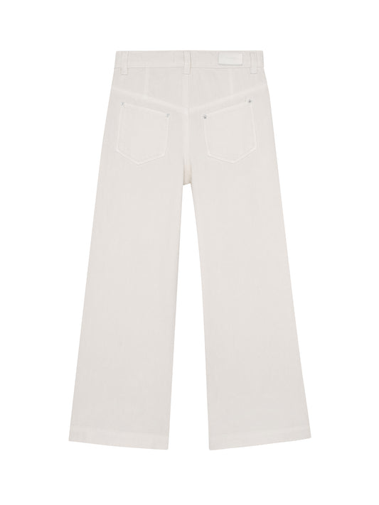 Lily Wide Leg Jeans, Sugar Cookie