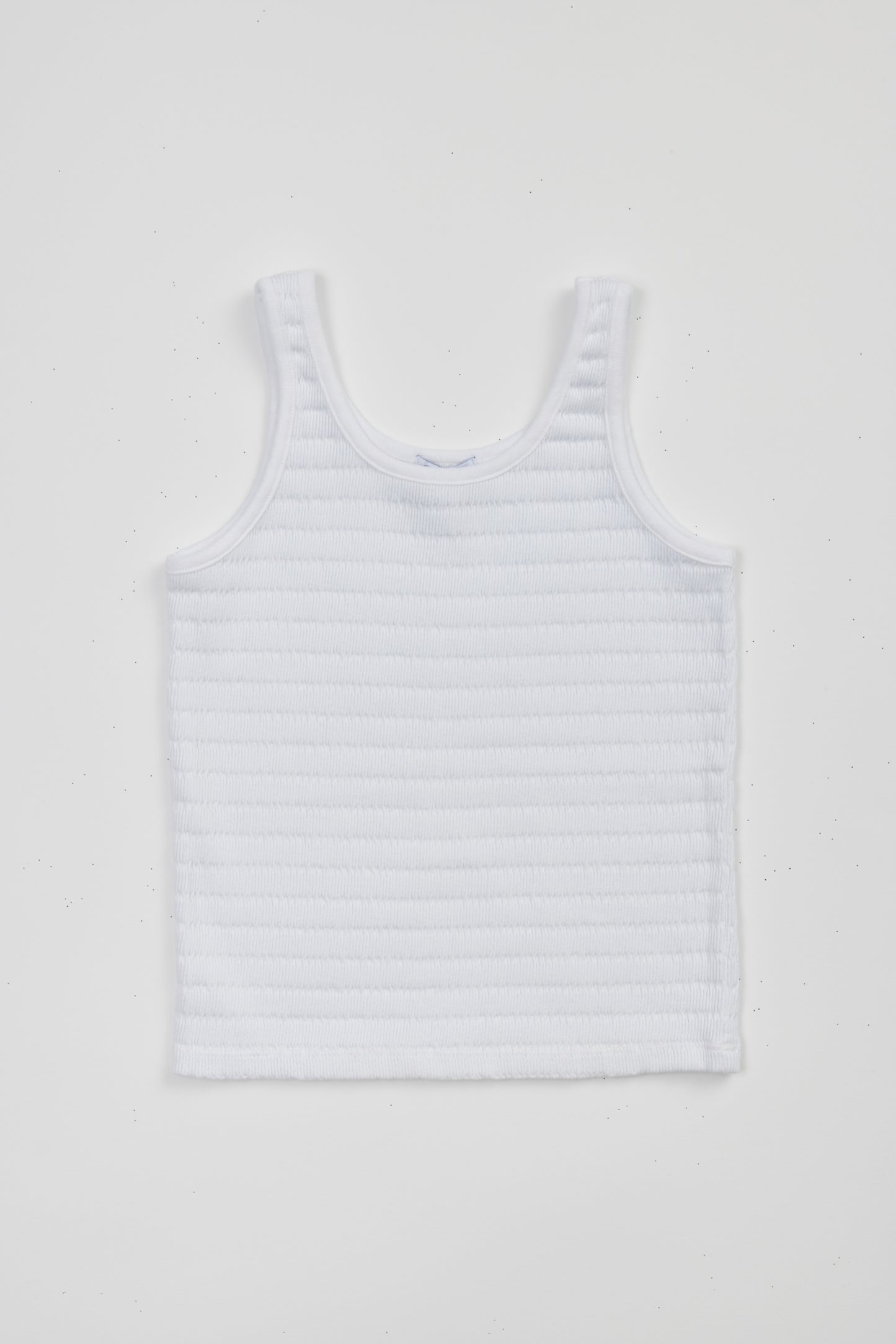 White Smocked Tank
