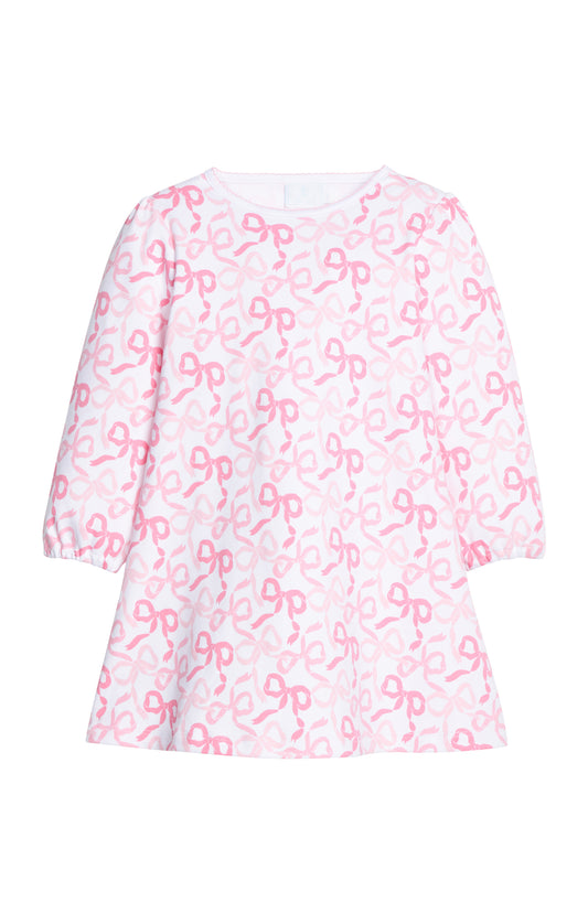 Printed T-Shirt Dress, Bows & Ribbons