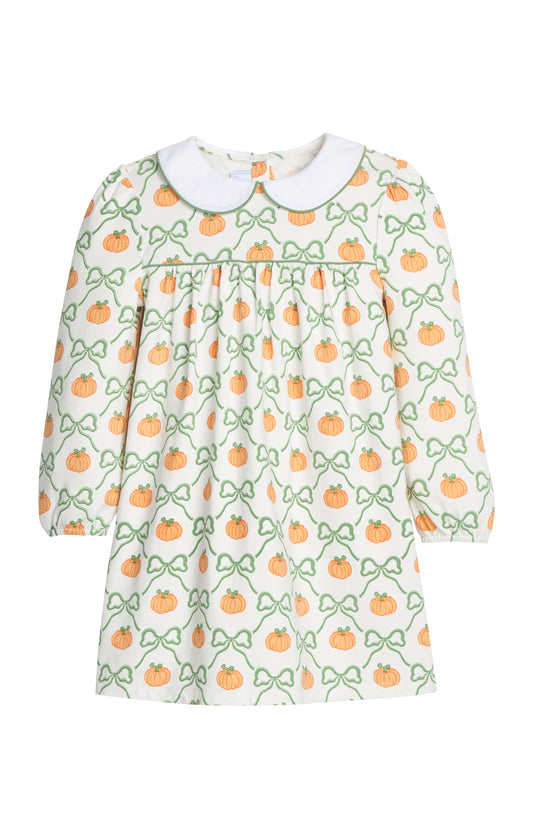 Evelyn Dress, Pumpkin Trellis