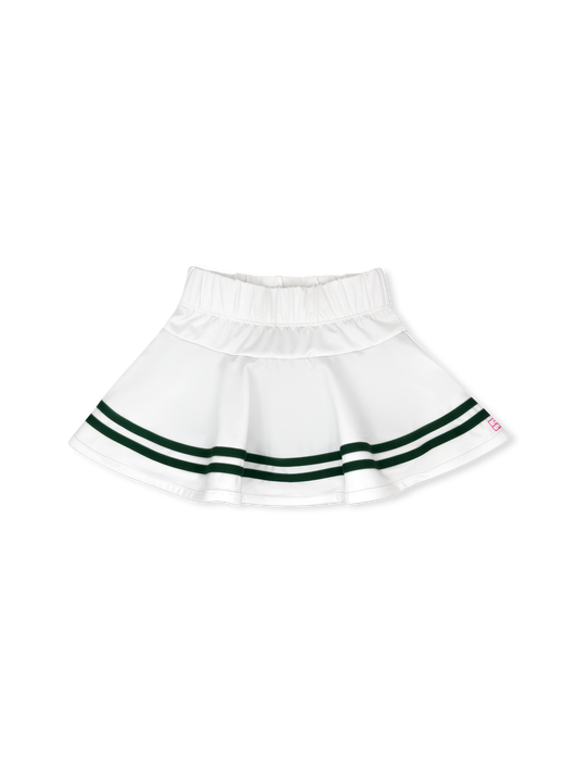 Callie Skort - Pure Coconut/Augusta Green