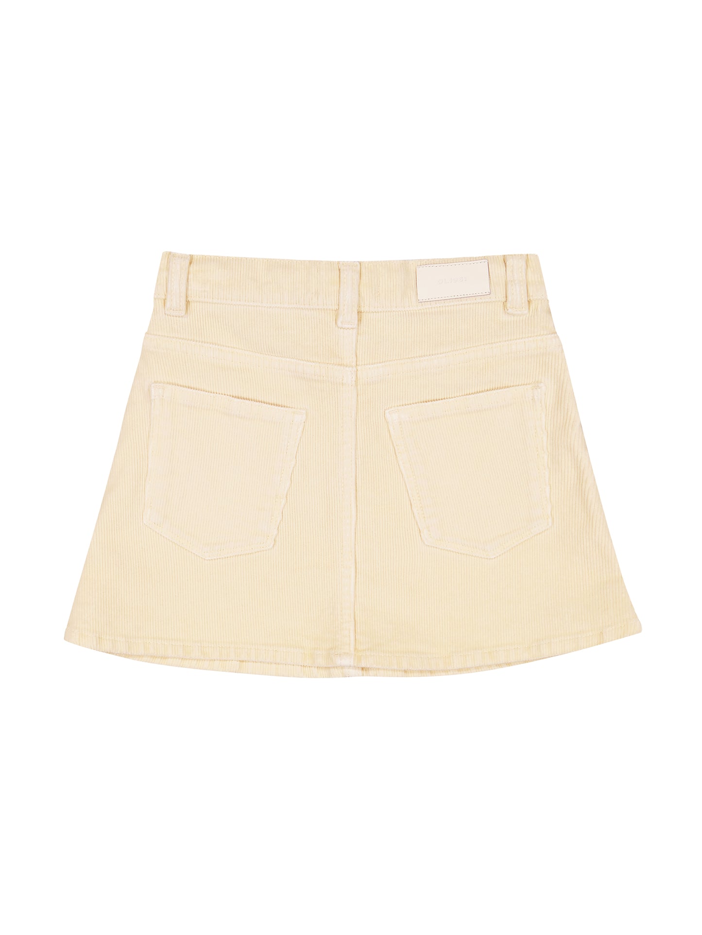 Jenny Mini Skirt, Manilla Corduroy