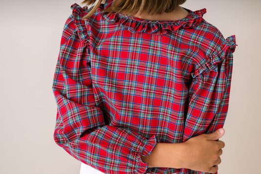 Evelyn Blouse, Hawthorn Plaid