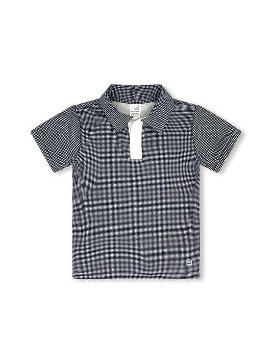 Parker Polo - Nantucket Navy Minigingham