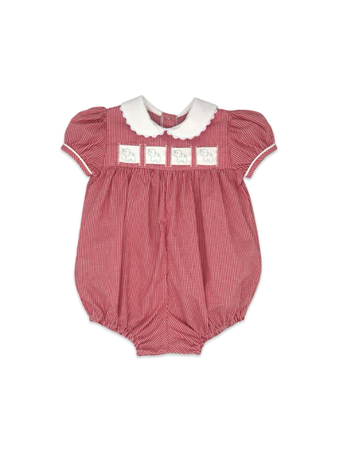 Ruth Ribbon Bubble, Ridgeland Red Minigingham