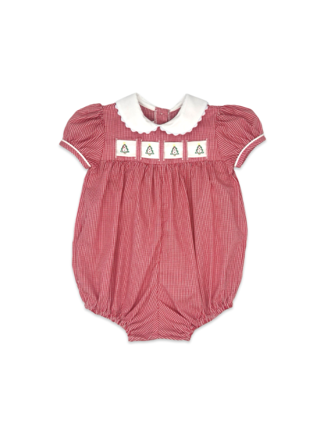 Ruth Ribbon Bubble, Ridgeland Red Minigingham