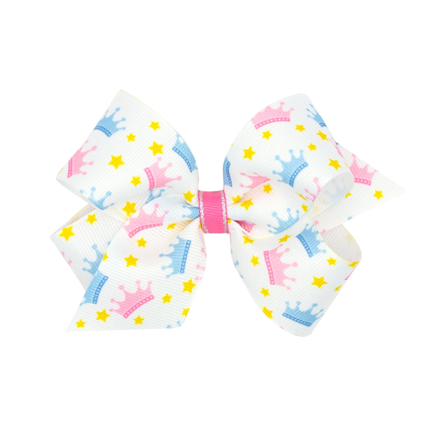 Princess Crown Grosgrain Bow