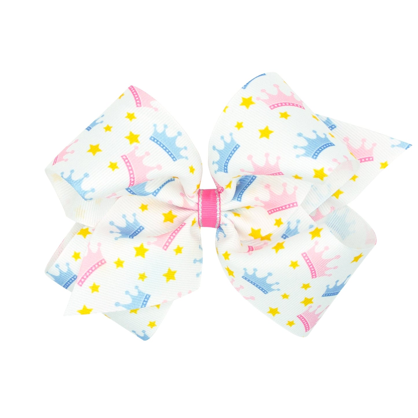 Princess Crown Grosgrain Bow
