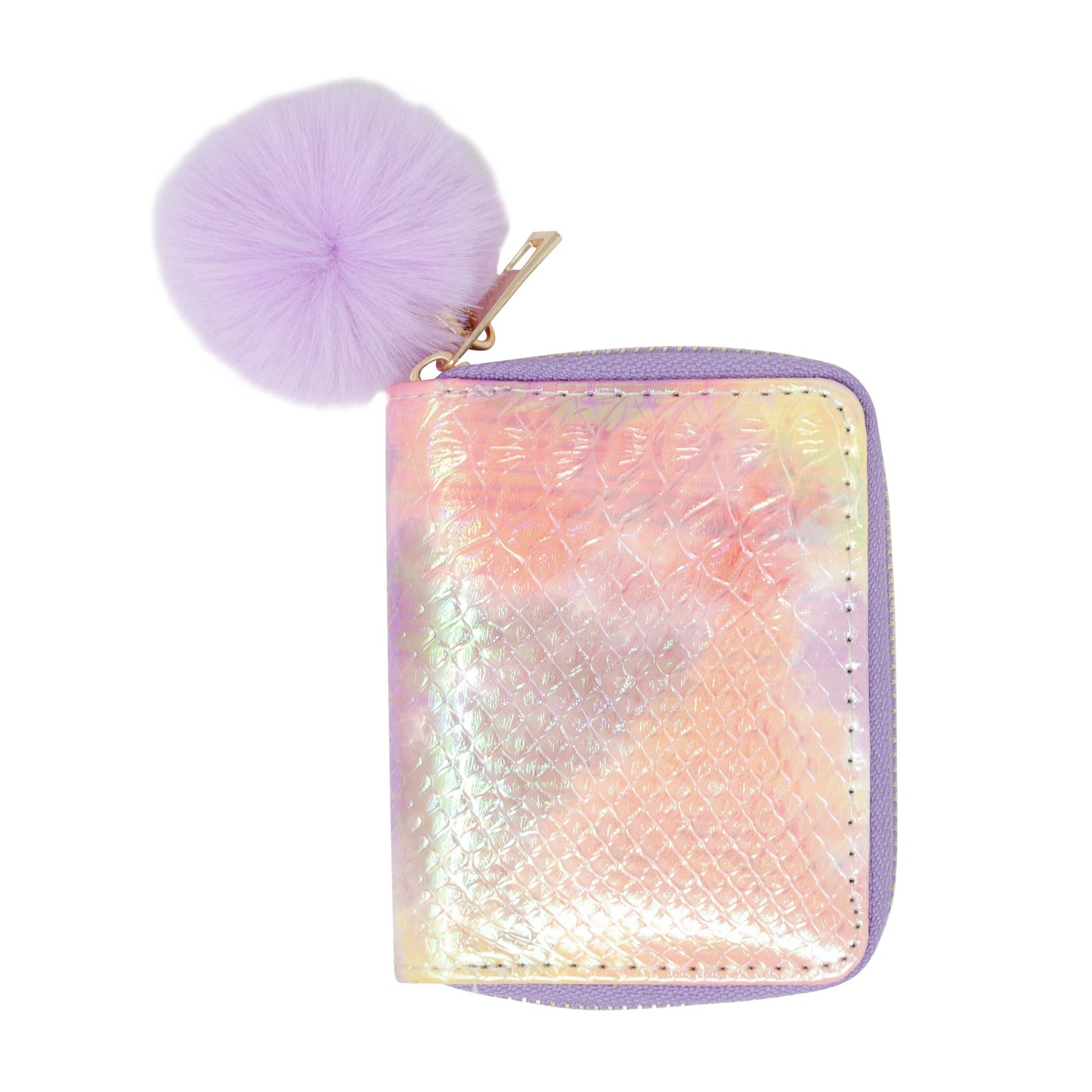 Shiny Tie Dye Mermaid Scale Wallet