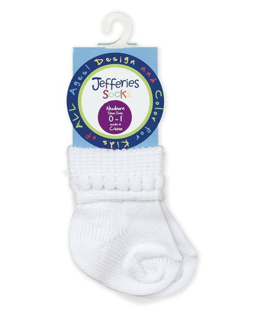 Baby Bubble Hem Low Cut Socks by Jefferies
