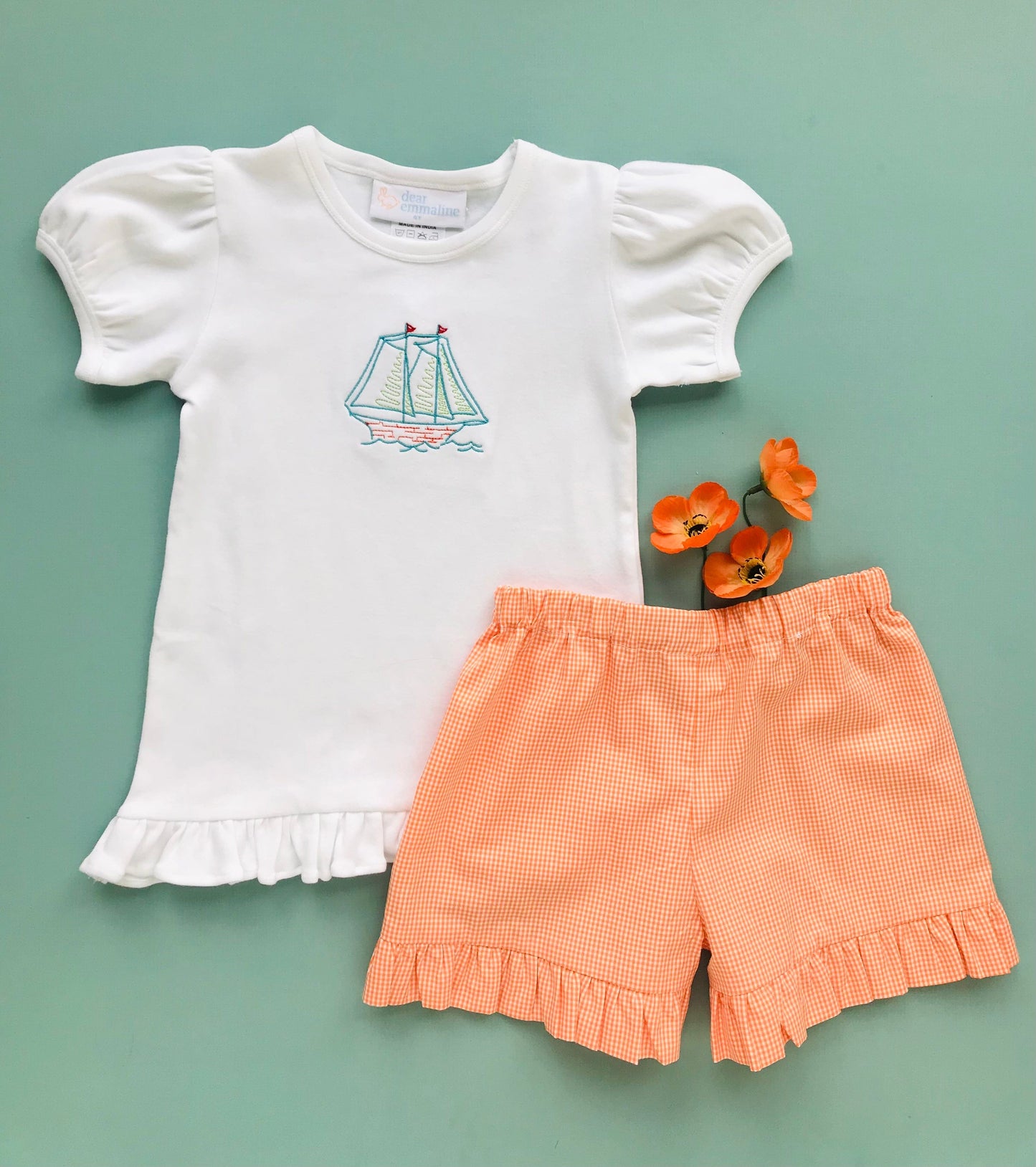 Straight Leg Ruffle Shorts (Custom, Choose your Fabric)