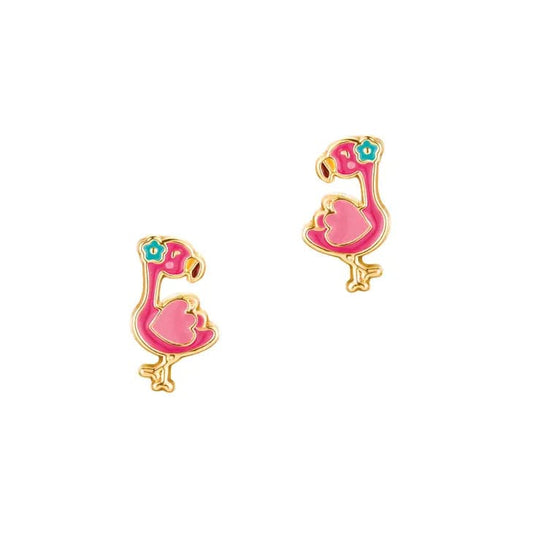 Fantastic Flamingo Stud Earrings