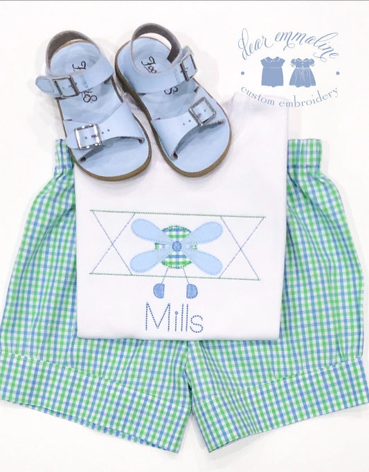 Boys Classic Plane Applique