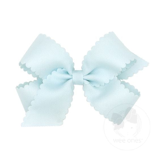 Scallop Edge Grosgrain Hairbow (More Colors)