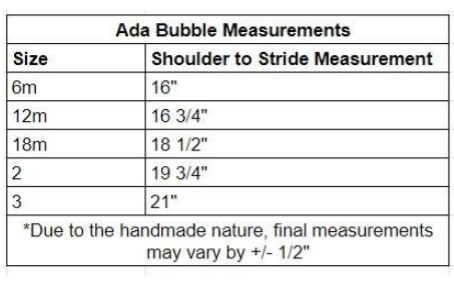 Ada Bubble (Custom, Choose your Fabric)