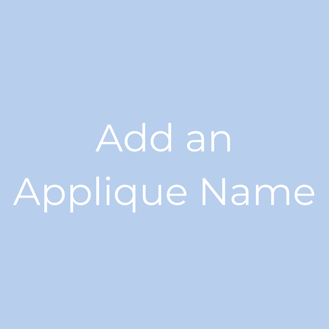 Add Applique Name