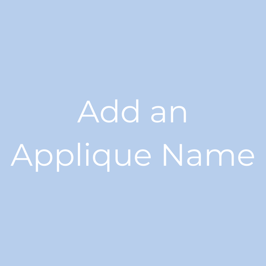 Add Applique Name