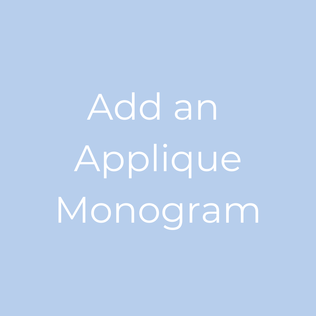 Add Applique Monogram