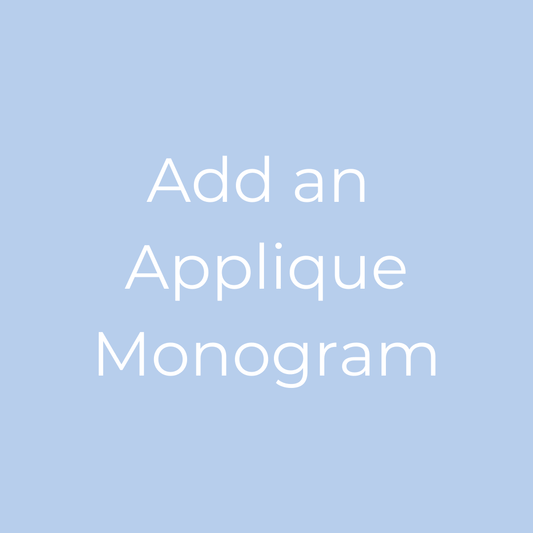 Add Applique Monogram