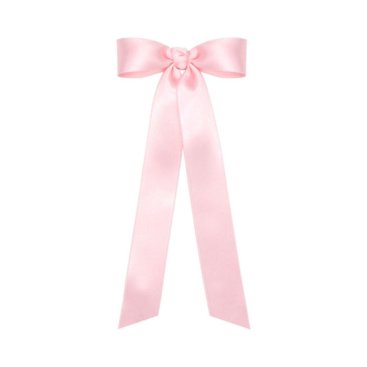 French Satin Ribbon Bow with Streamer Tails (Various sizes and colors)