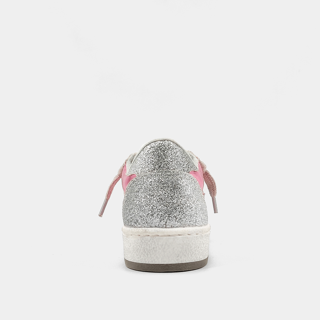 Paz Metallic Pink Sneakers, Youth