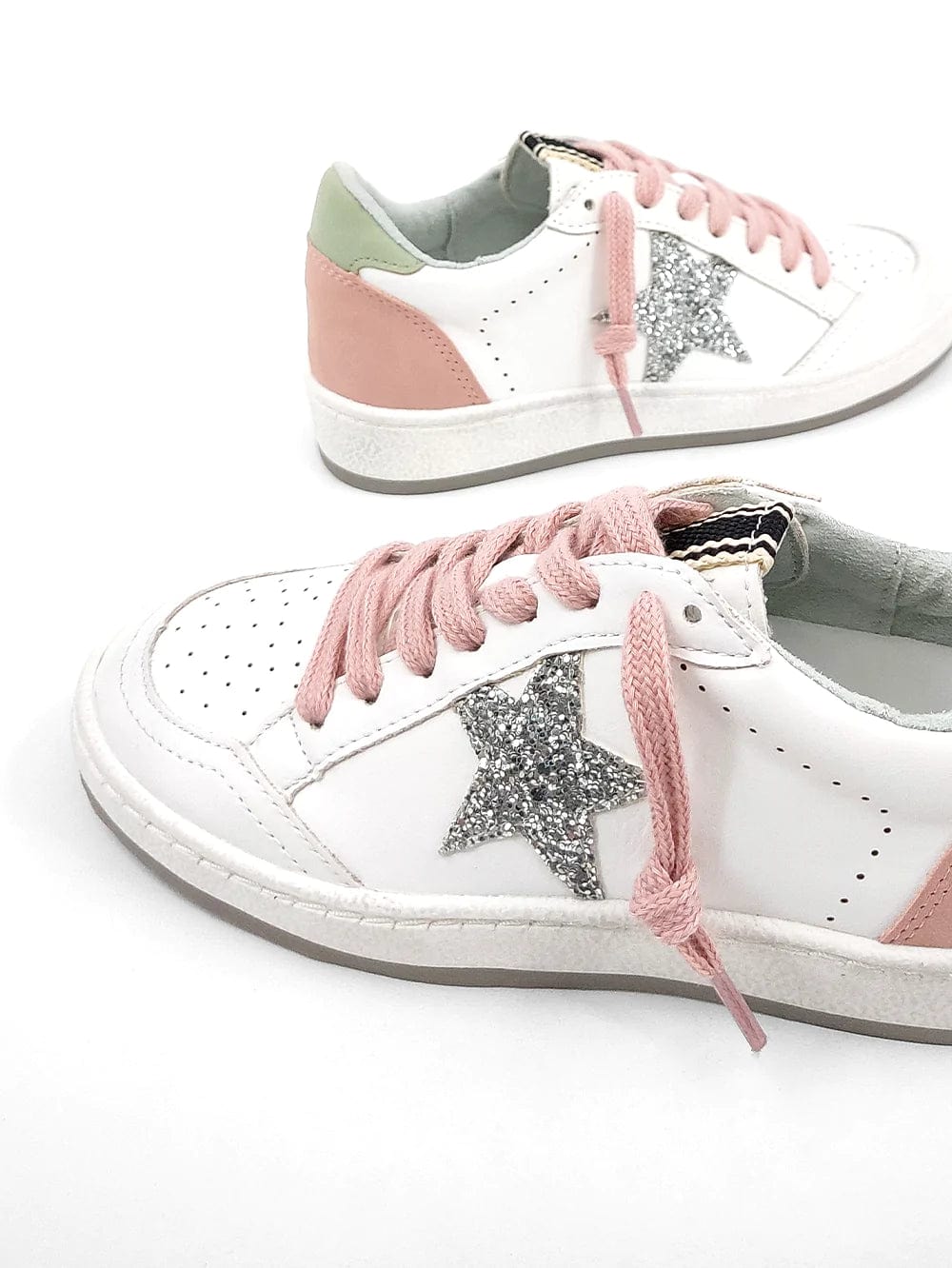 Paz Silver Sparkle Sneaker