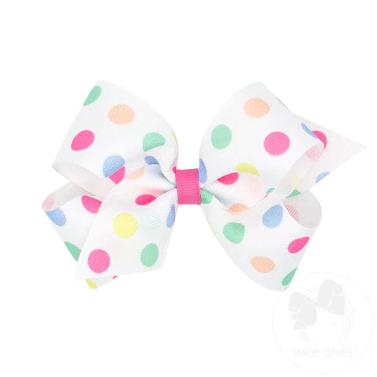 Grosgrain Polka Dot Party Bow