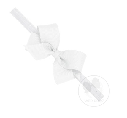 Mini Grosgrain Bow on Matching Band