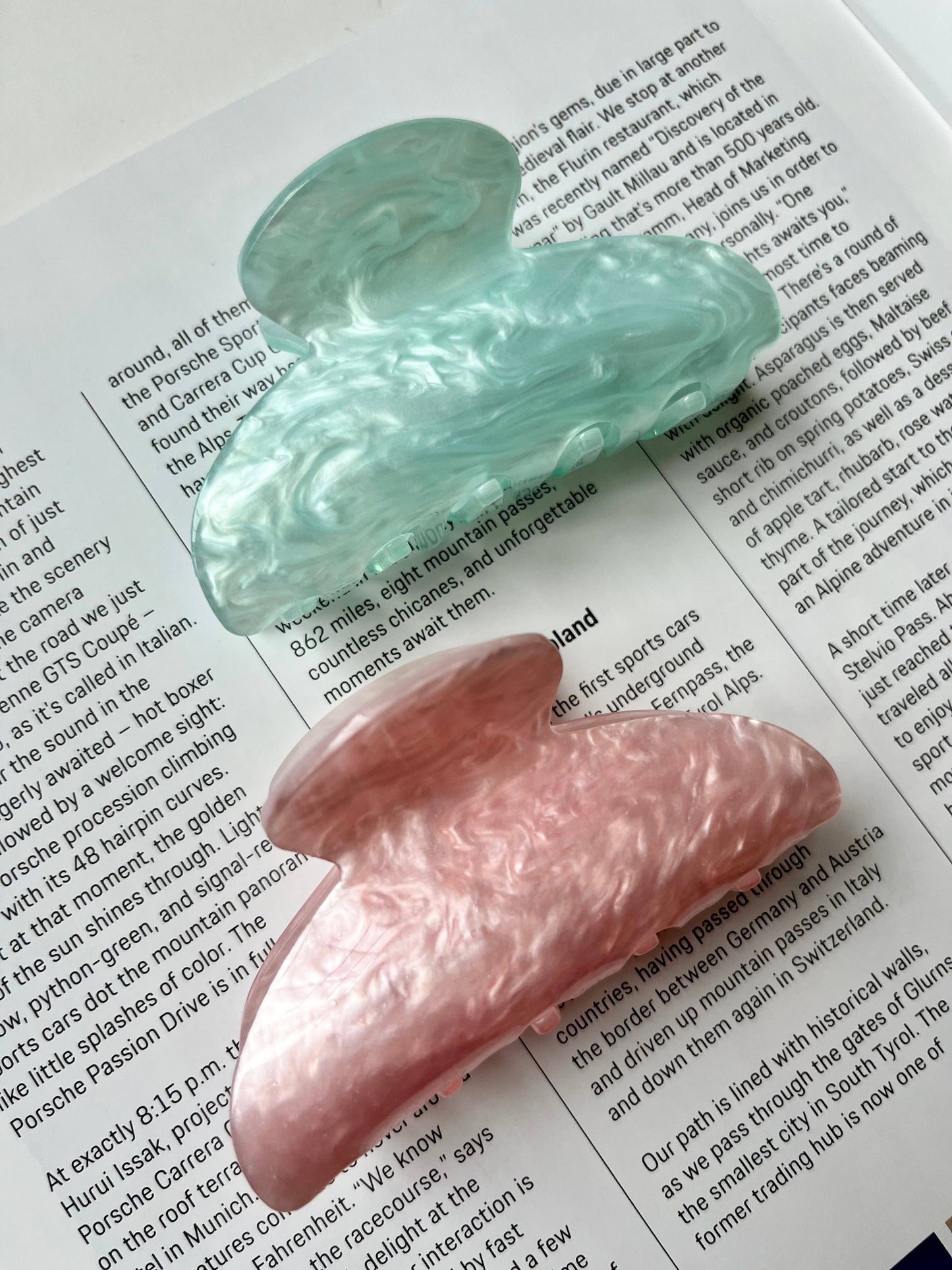 Medium Hair Claw Clips