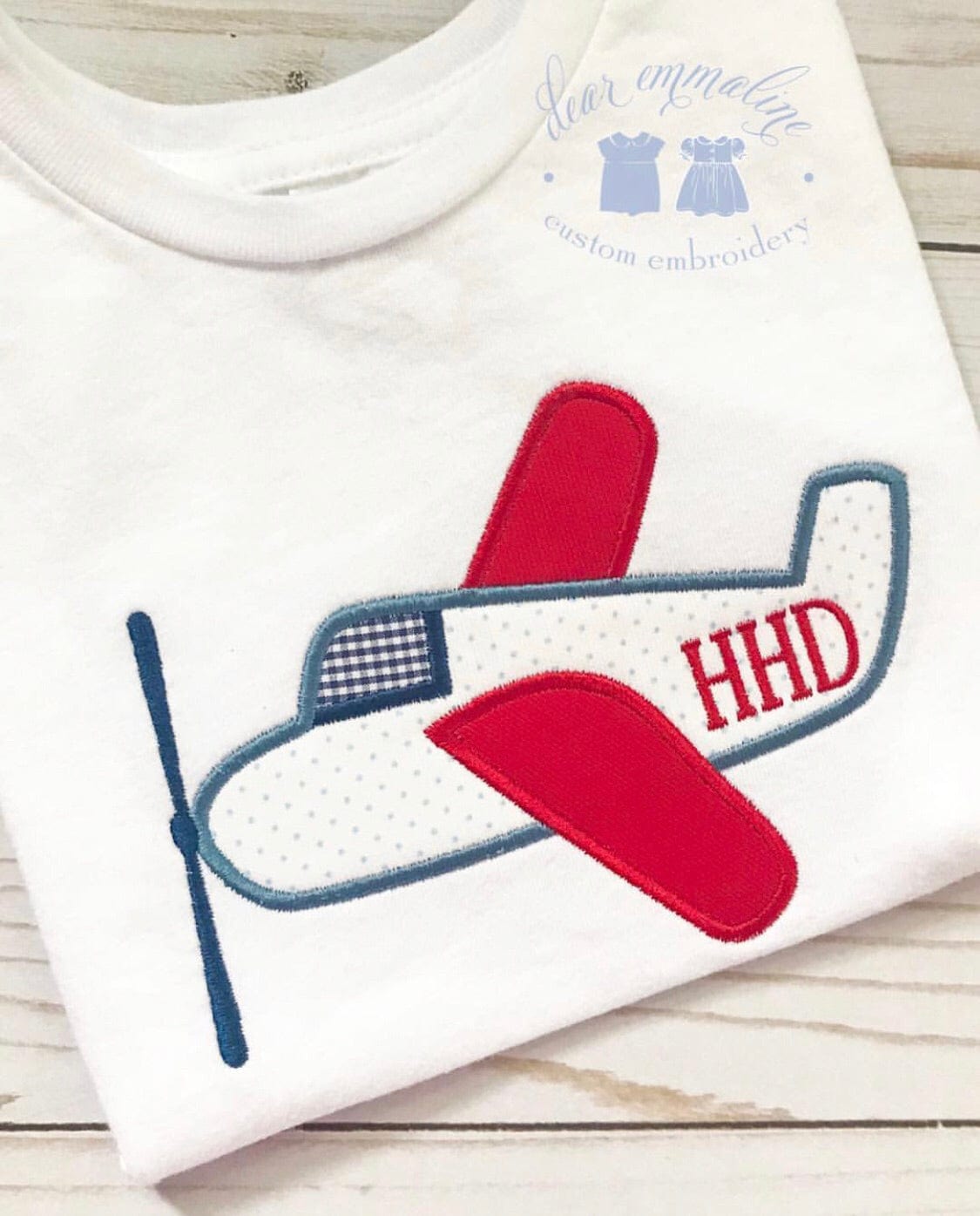 Prop Plane Applique