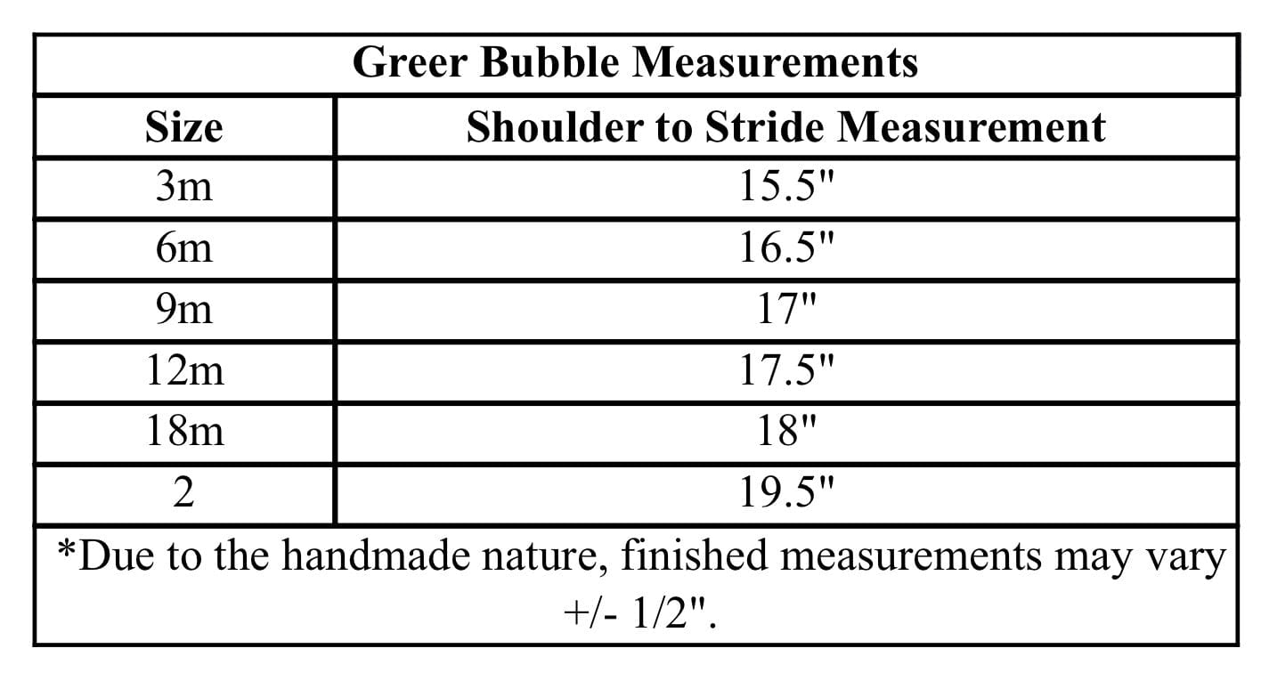 Greer Bubble (Custom, Choose your Fabric)