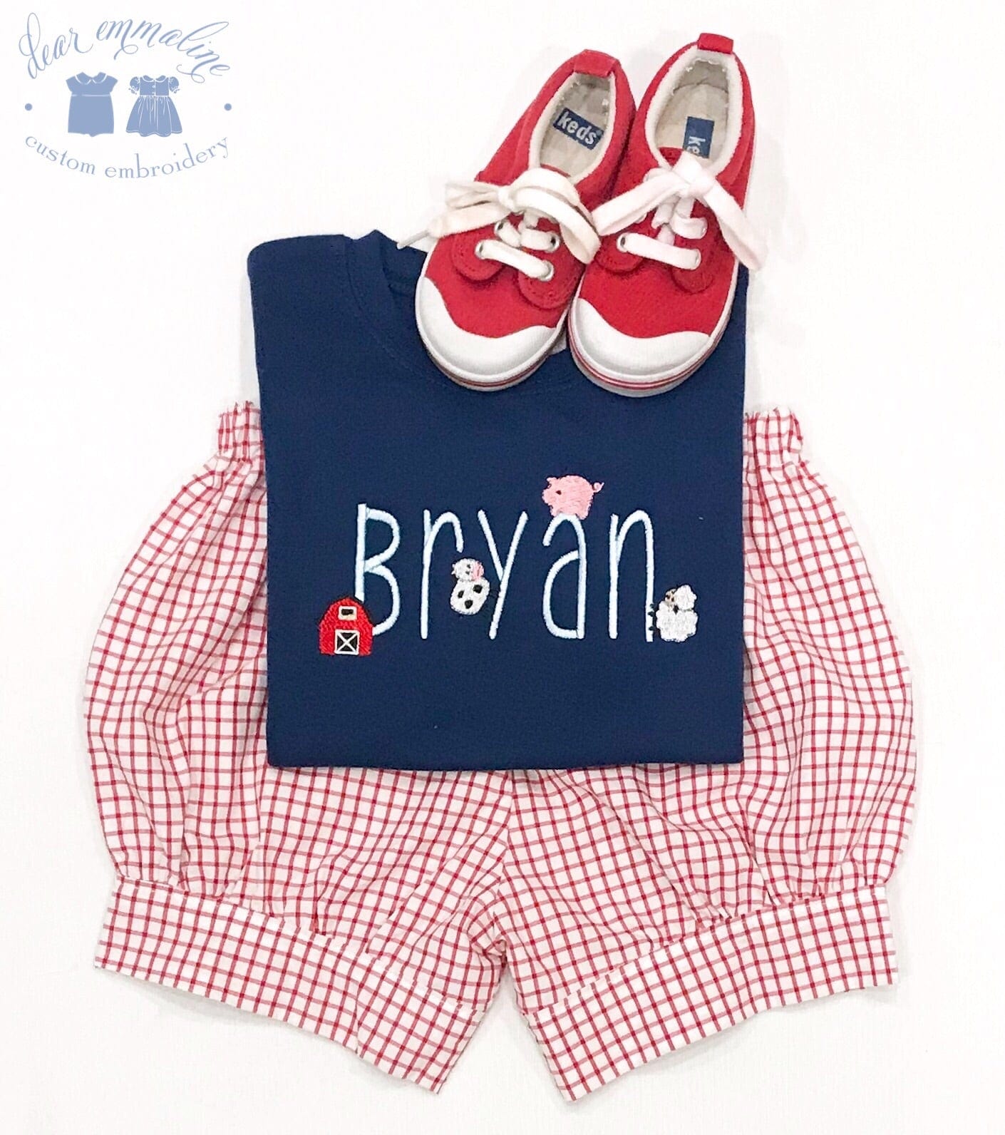 Farm Friends Name Shirt