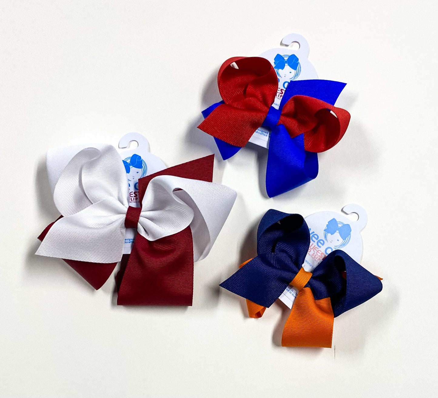 Two-Tone Grosgrain Bows
