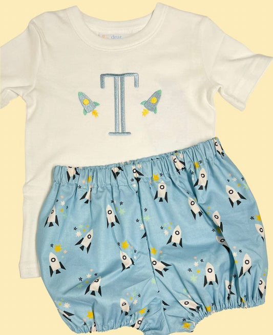 Spaceship Initial Shirt