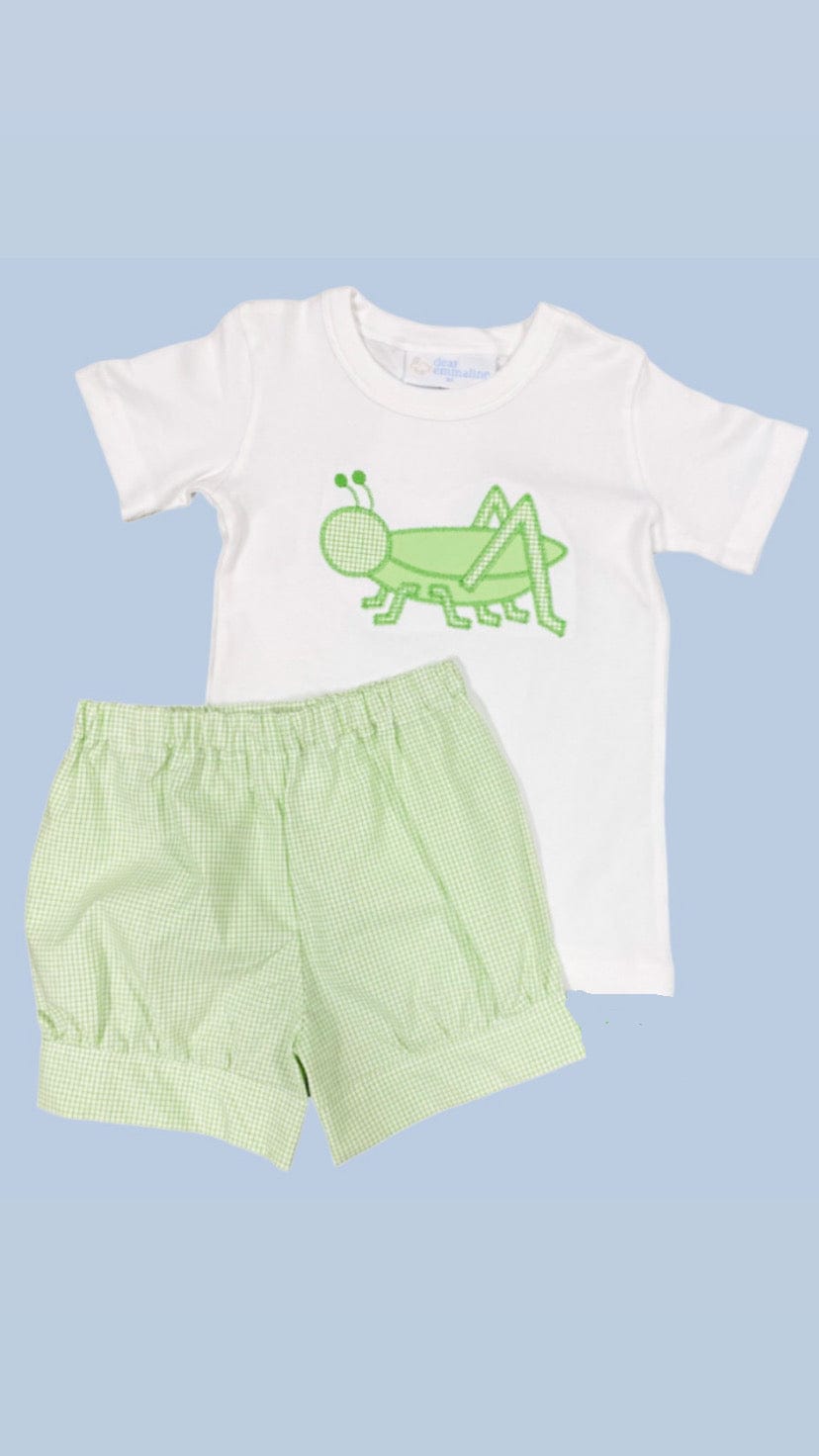 Boys Grasshopper Applique Shirt