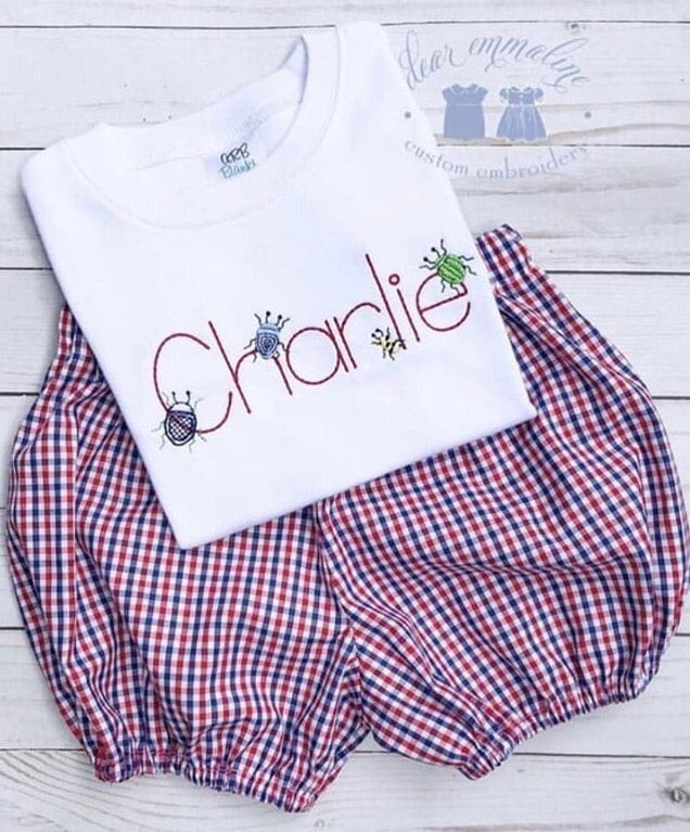 Little Bugs Name Shirt