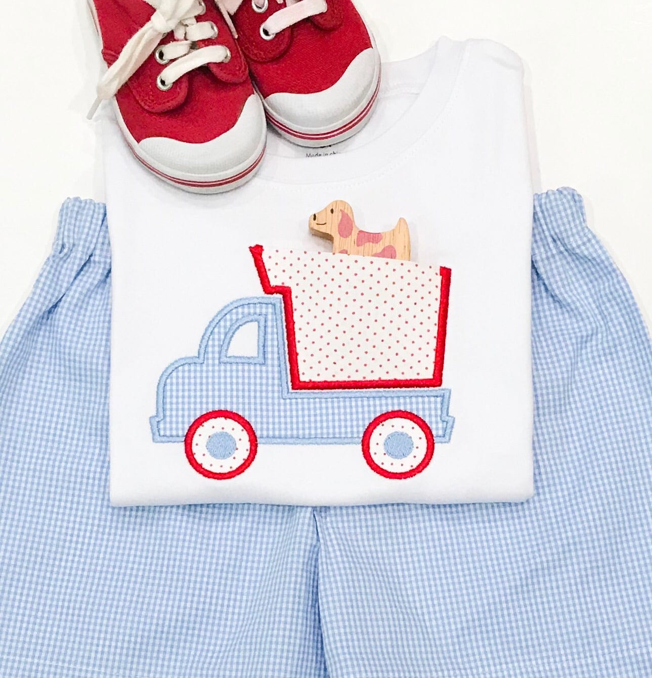 Dumptruck Pocket Applique Shirt