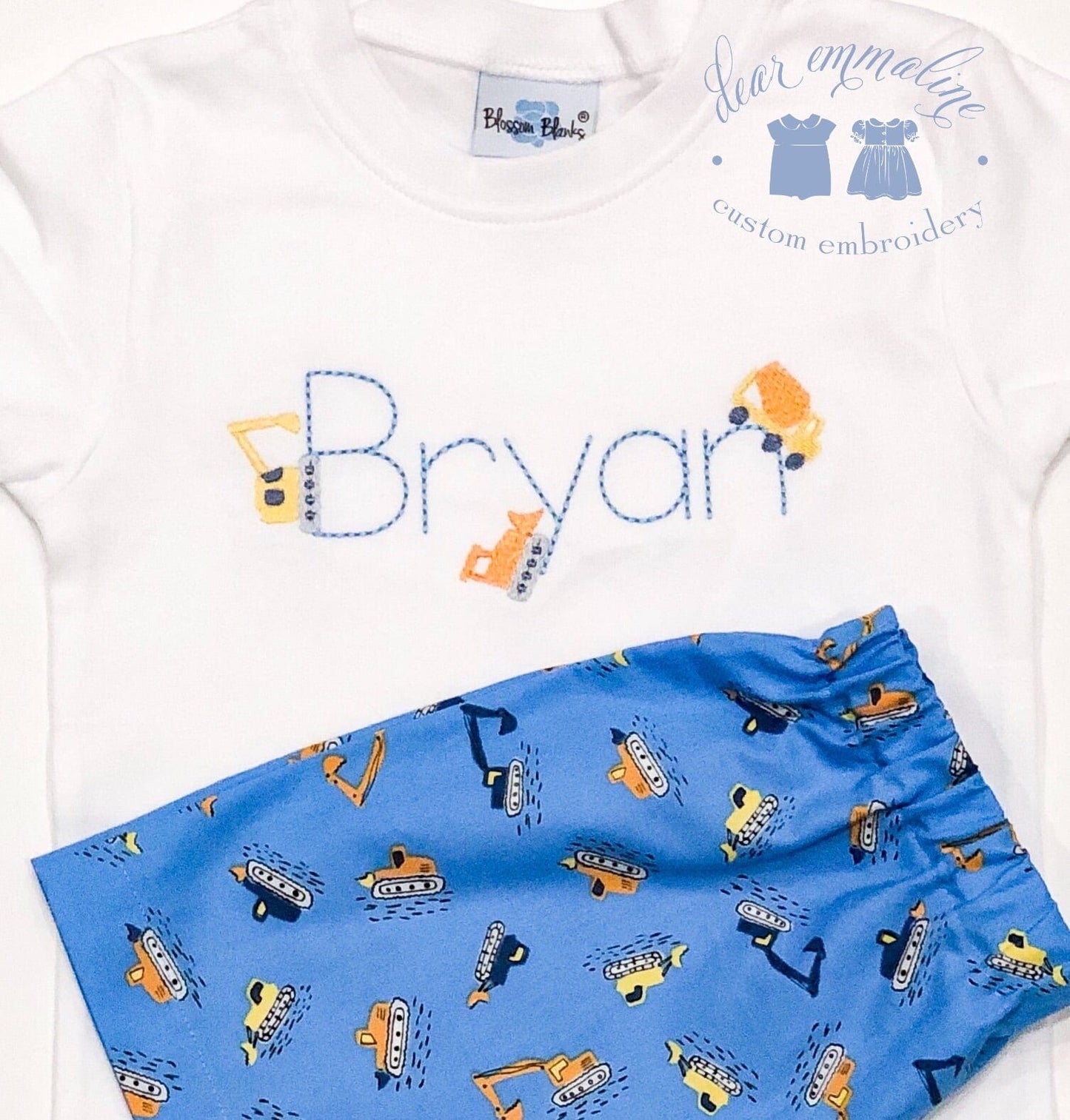 Construction Minis Name Shirt