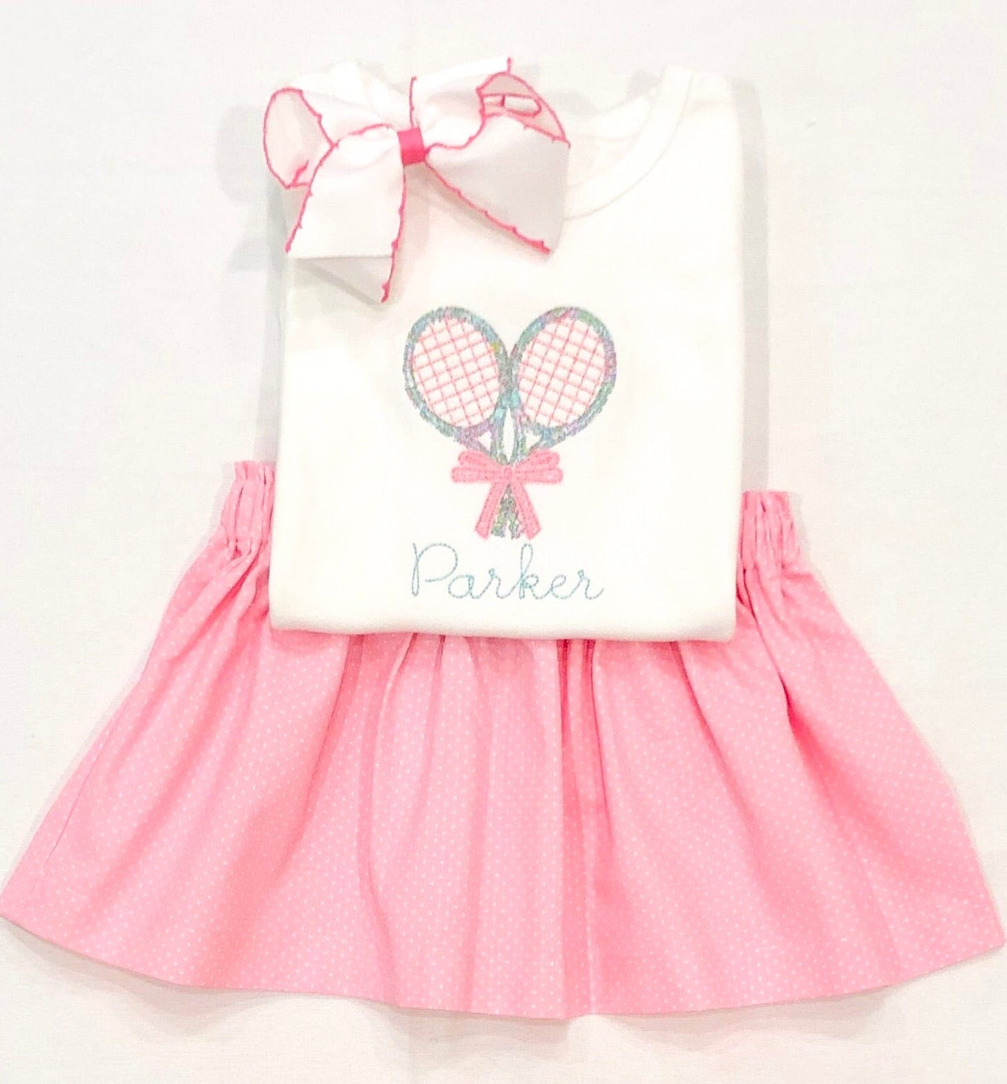 Liberty Tennis Racquet Applique Shirt