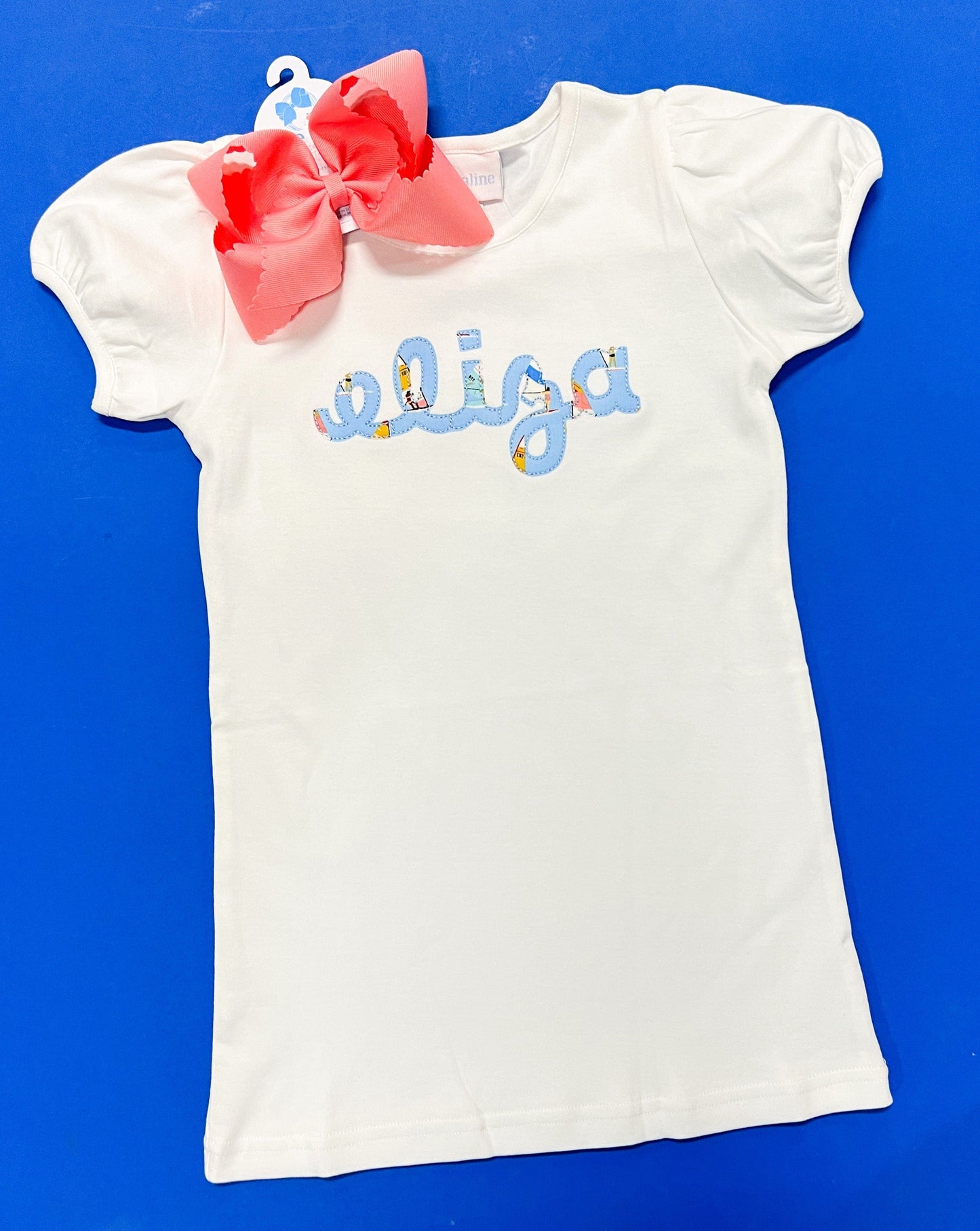 Emma Font Windsurfer Name Shirt