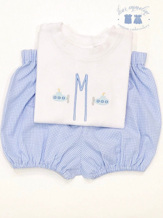 Submarine Initial Shirt