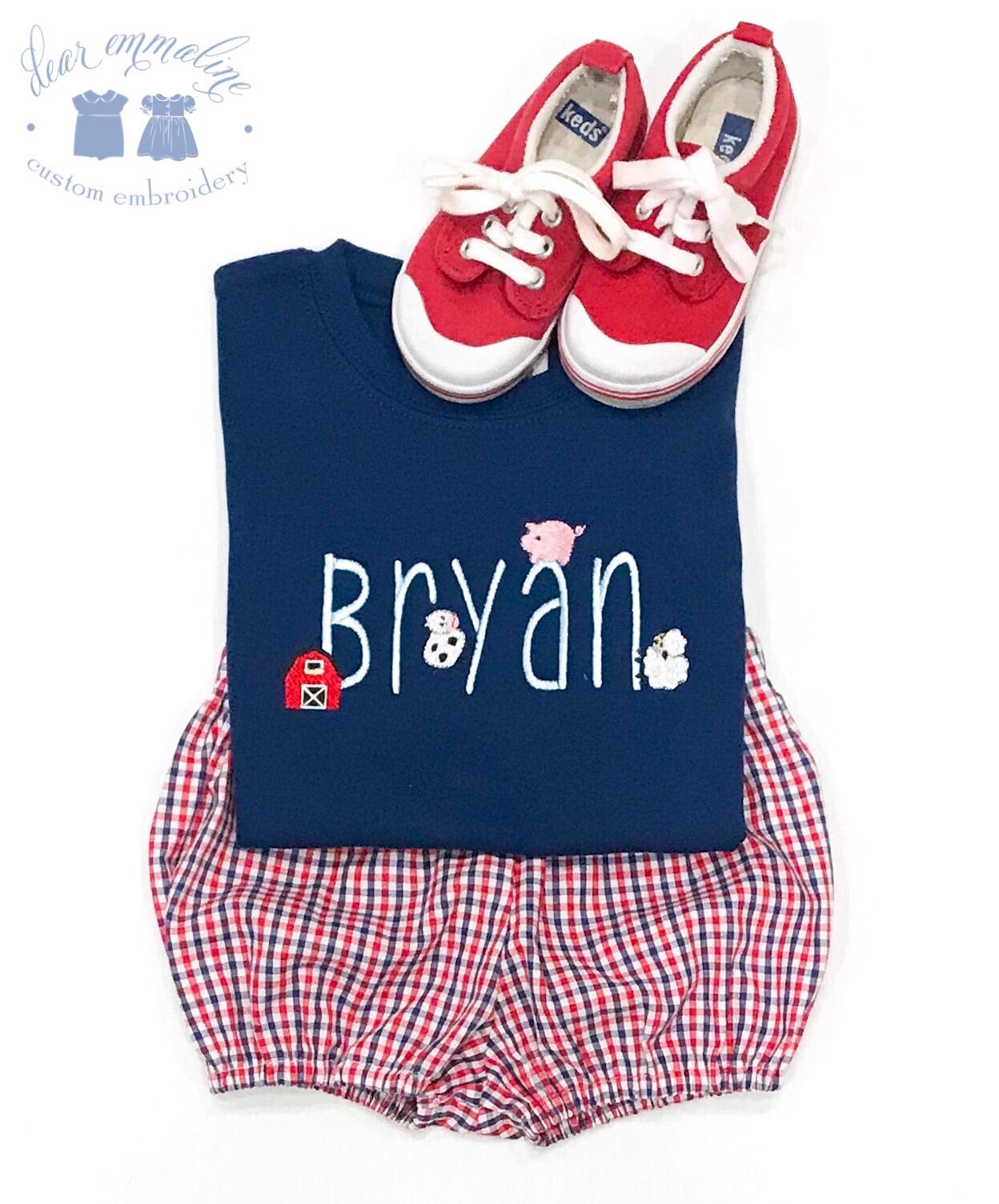 Farm Friends Name Shirt