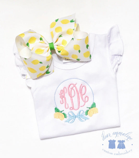 Lemon Monogram Shirt
