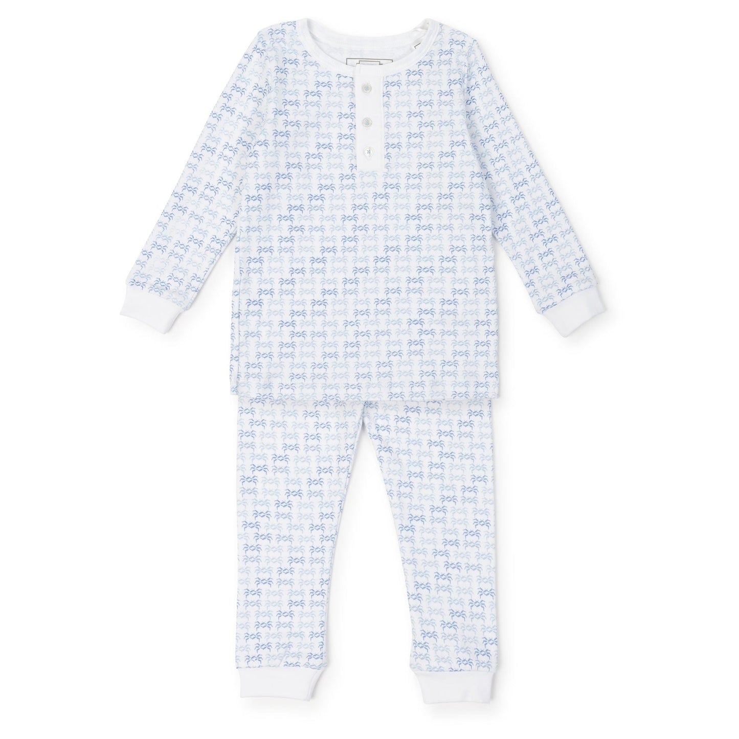 Jack Pajama Set, Florida Sand Crabs Blue