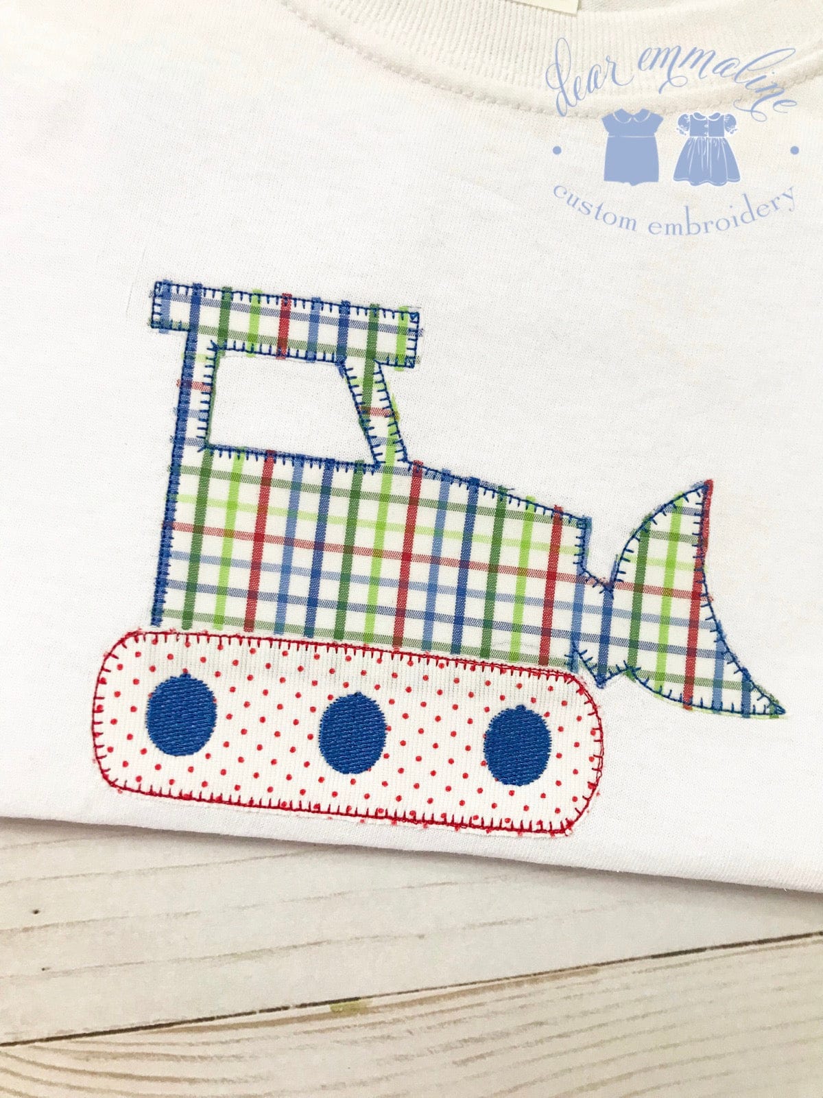 Bulldozer Applique Shirt