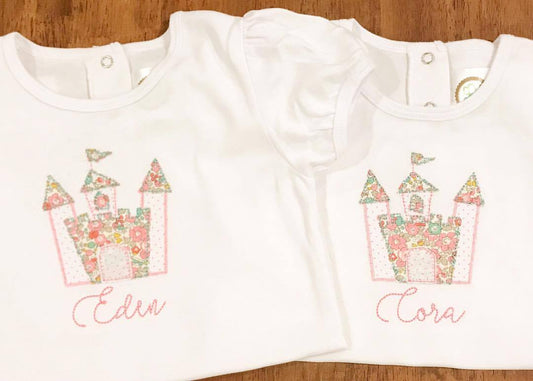 Zig Zag Castle Applique Shirt