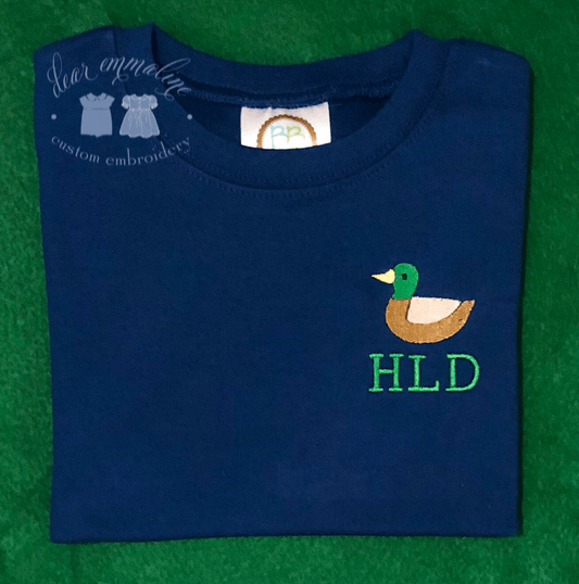 Boys Mallard Monogram Shirt