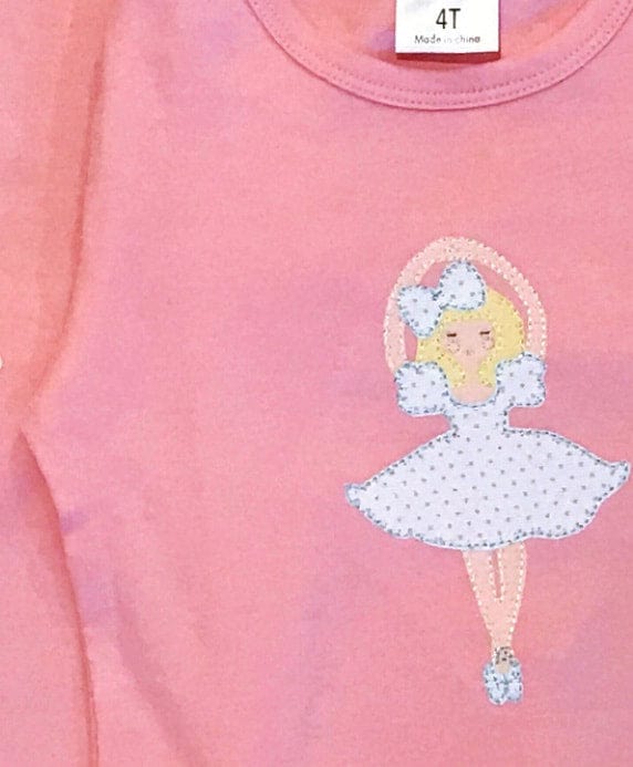 Ballerina Applique Shirt