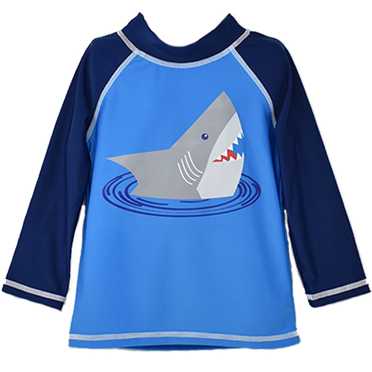 Graphic Shark Flap Happy Rash Guard