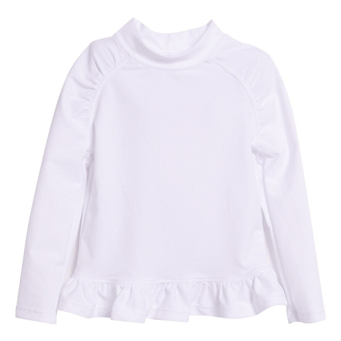 Girls White Rashguard